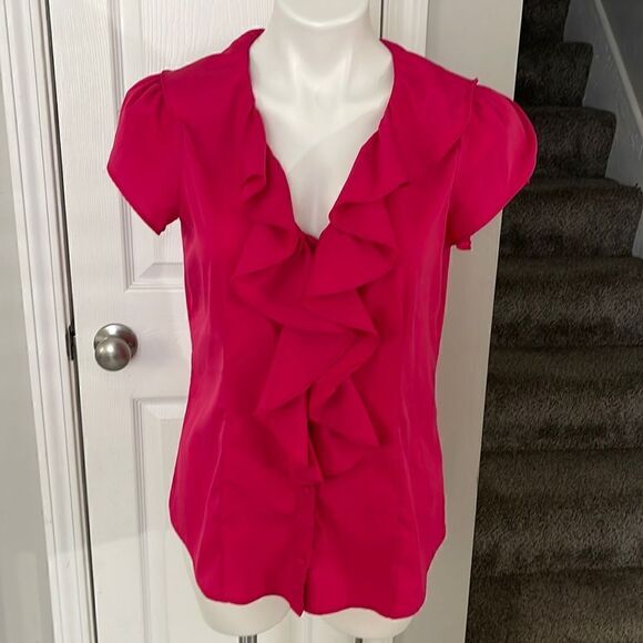 BANANA REPUBLIC BLOUSE SIZE MEDIUM - Picture 1 of 9